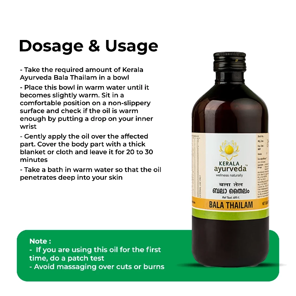 Kerala Ayurveda Bala Thailam, 450 ml-4.webp